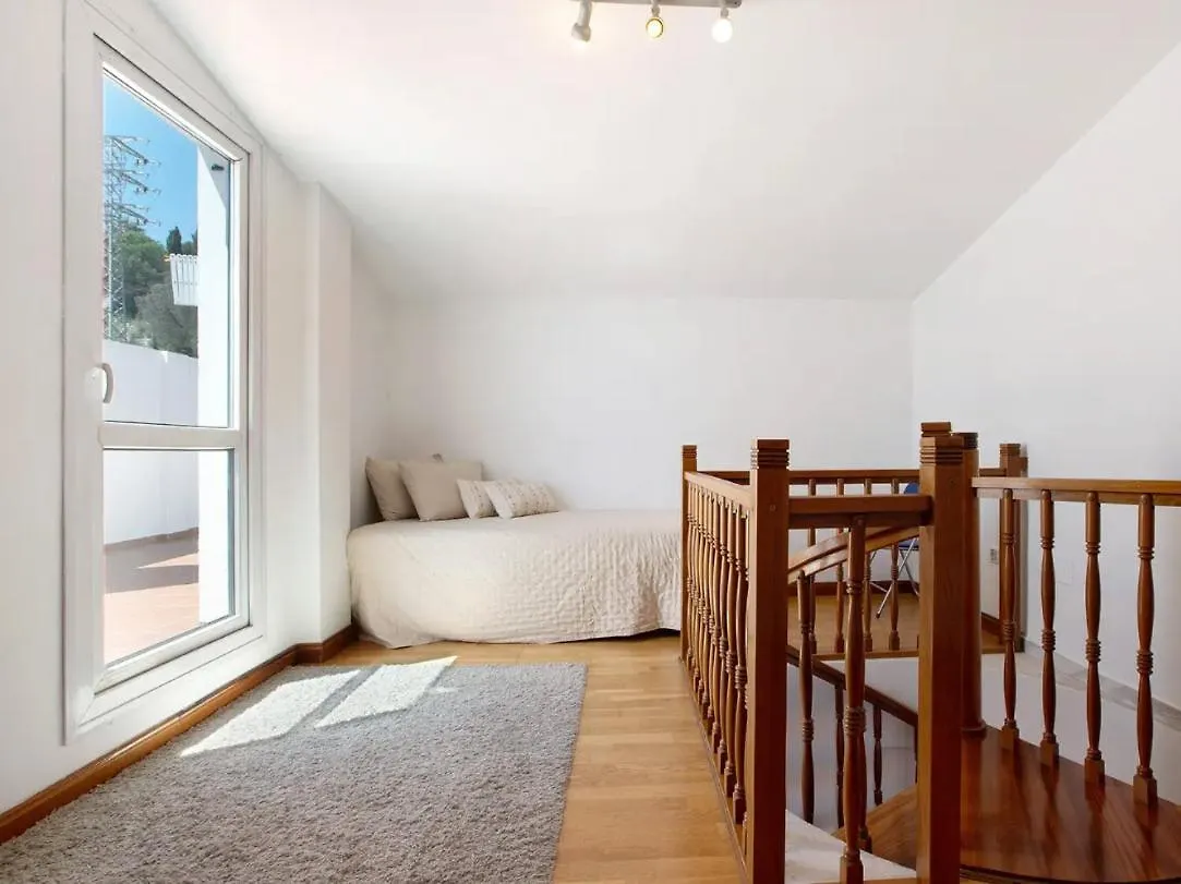 Apartmán Stunning Penthouse With Sea Views,Solarium,Pool & Parking Benalmádena 0*,